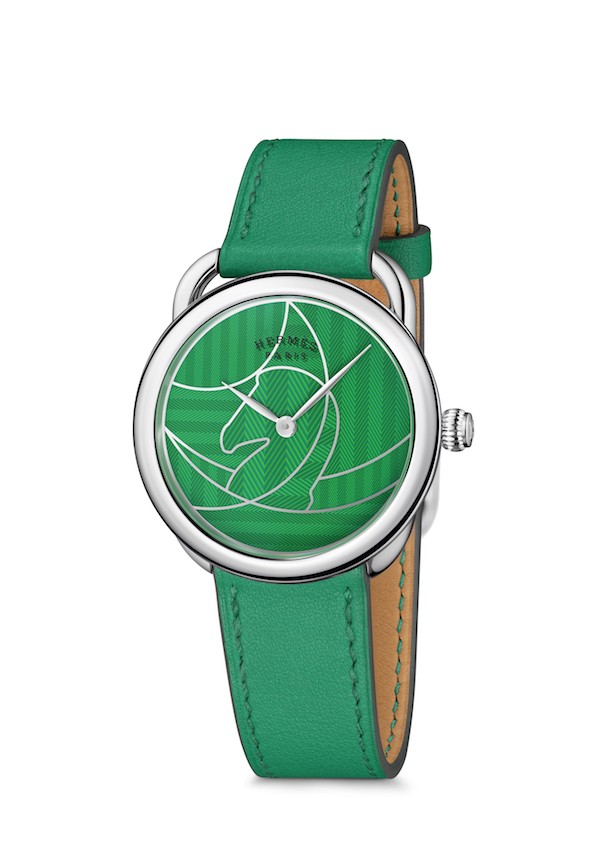 Arceau Casaque watch in green